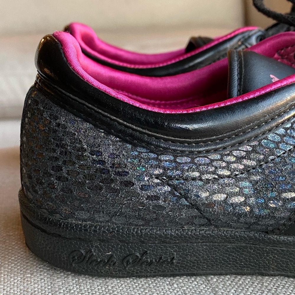 Rare Adidas Sleek Series black & pink sneakers
